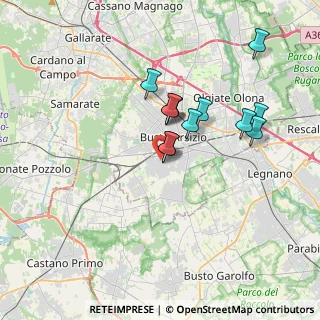 Mappa Via Principessa Mafalda, 21052 Busto Arsizio VA, Italia (2.9475)
