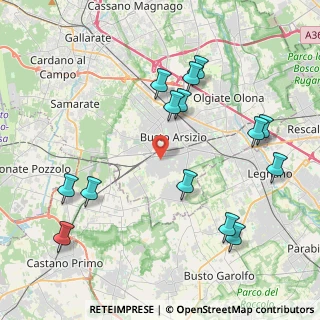 Mappa Via Principessa Mafalda, 21052 Busto Arsizio VA, Italia (4.58214)