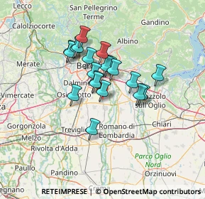 Mappa 24059 Urgnano BG, Italia (10.0065)
