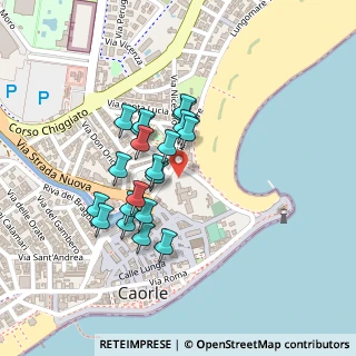 Mappa Viale Pompei, 30021 Caorle VE, Italia (0.176)