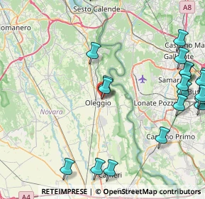 Mappa Via dell'Industria, 28047 Oleggio NO, Italia (11.393)