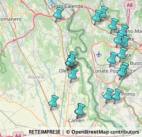 Mappa Via dell'Industria, 28047 Oleggio NO, Italia (9.0835)