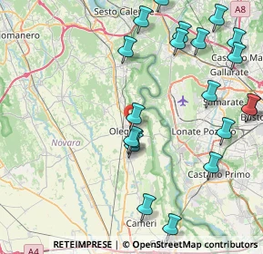 Mappa Via dell'Industria, 28047 Oleggio NO, Italia (10.0065)