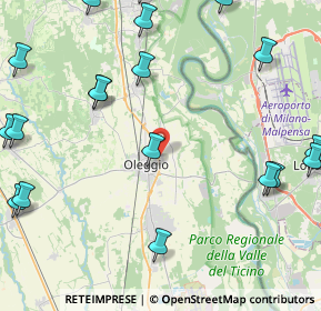 Mappa Via dell'Industria, 28047 Oleggio NO, Italia (6.1175)