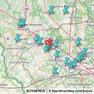 Mappa Via Bezzecca, 20025 Legnano MI, Italia (8.7665)