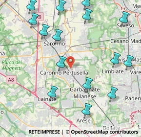 Mappa Via Sacro Monte, 21042 Caronno Pertusella VA, Italia (5.112)