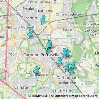 Mappa Via Sacro Monte, 21042 Caronno Pertusella VA, Italia (1.82364)