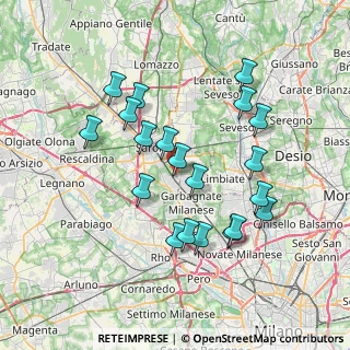 Mappa Via Sacro Monte, 21042 Caronno Pertusella VA, Italia (7.023)