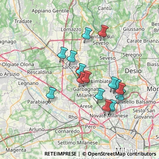 Mappa Via Sacro Monte, 21042 Caronno Pertusella VA, Italia (6.58533)