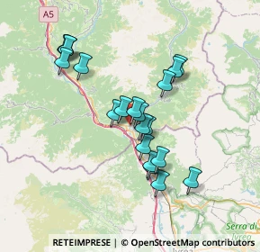 Mappa Via C. Viola, 11026 Pont-Saint-Martin AO, Italia (6.19)