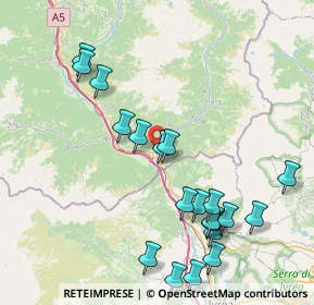 Mappa Via C. Viola, 11026 Pont-Saint-Martin AO, Italia (9.0705)
