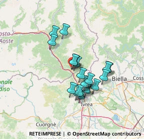 Mappa Via C. Viola, 11026 Pont-Saint-Martin AO, Italia (10.9945)