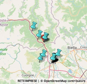 Mappa Via C. Viola, 11026 Pont-Saint-Martin AO, Italia (12.6095)