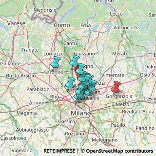 Mappa Via Padova, 20814 Varedo MB, Italia (8.205)
