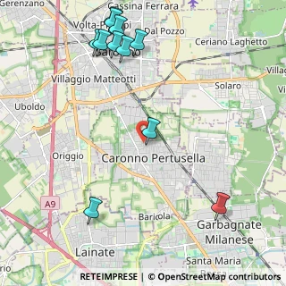 Mappa Via Lodi, 21042 Caronno Pertusella VA, Italia (2.70091)