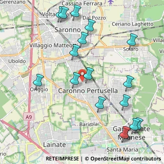 Mappa Via Lodi, 21042 Caronno Pertusella VA, Italia (2.55647)