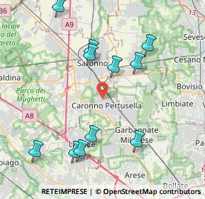 Mappa Via Lodi, 21042 Caronno Pertusella VA, Italia (4.37636)