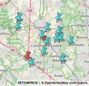 Mappa Via Lodi, 21042 Caronno Pertusella VA, Italia (3.42688)