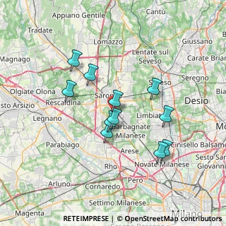 Mappa Via Lodi, 21042 Caronno Pertusella VA, Italia (6.09727)