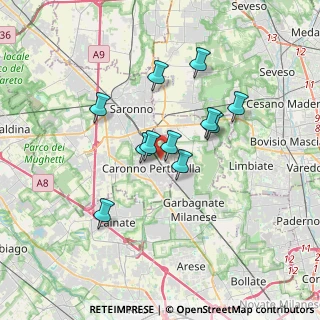 Mappa Via Monte Generoso, 21042 Caronno Pertusella VA, Italia (2.78182)