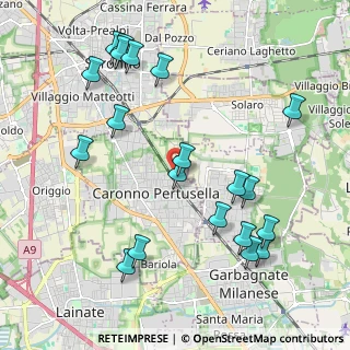 Mappa Via Monte Generoso, 21042 Caronno Pertusella VA, Italia (2.322)