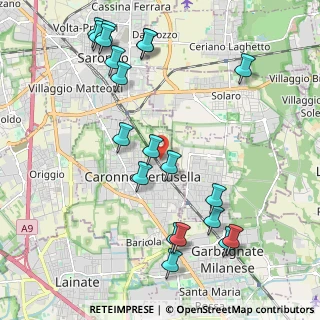 Mappa Via Monte Generoso, 21042 Caronno Pertusella VA, Italia (2.43)
