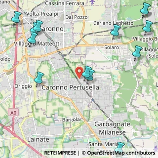 Mappa Via Monte Generoso, 21042 Caronno Pertusella VA, Italia (3.22923)