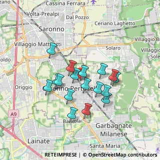 Mappa Via Monte Generoso, 21042 Caronno Pertusella VA, Italia (1.41941)