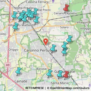 Mappa Via Monte Generoso, 21042 Caronno Pertusella VA, Italia (2.904)