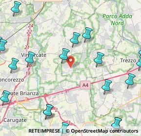 Mappa Via Walter Tobagi, 20876 Ornago MB, Italia (6.288)