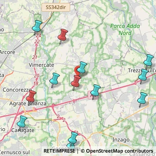 Mappa Via Walter Tobagi, 20876 Ornago MB, Italia (5.48231)