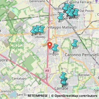 Mappa Via San Carlo, 21040 Origgio VA, Italia (2.78684)