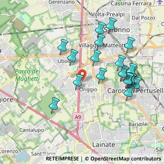 Mappa Via San Carlo, 21040 Origgio VA, Italia (2.034)