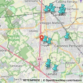 Mappa Via San Carlo, 21040 Origgio VA, Italia (2.67083)