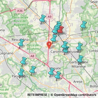 Mappa Via San Carlo, 21040 Origgio VA, Italia (4.38353)