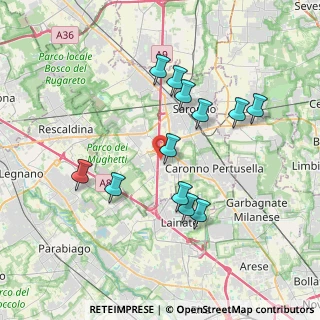 Mappa Via San Carlo, 21040 Origgio VA, Italia (3.46167)