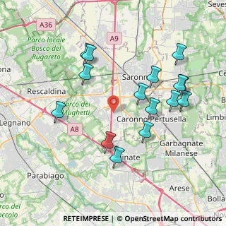 Mappa Via San Carlo, 21040 Origgio VA, Italia (3.99533)