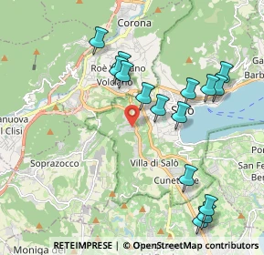 Mappa Via Bocca di Croce, 25087 Salò BS, Italia (2.08133)