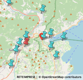 Mappa Via Bocca di Croce, 25087 Salò BS, Italia (4.24167)