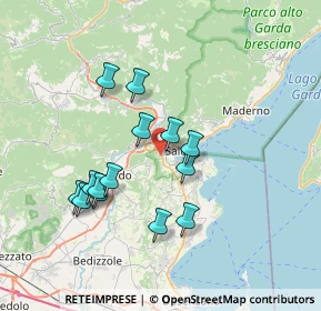 Mappa Via Bocca di Croce, 25087 Salò BS, Italia (6.535)