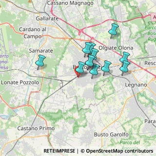 Mappa Via Pordoi, 21052 Busto Arsizio VA, Italia (2.8175)