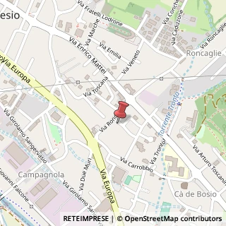 Mappa Via Luigi Einaudi, 9, 25062 Concesio, Brescia (Lombardia)