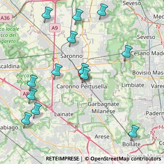 Mappa Via Pellico Silvio, 21042 Caronno Pertusella VA, Italia (5.05462)