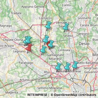 Mappa Via Pellico Silvio, 21042 Caronno Pertusella VA, Italia (6.74091)
