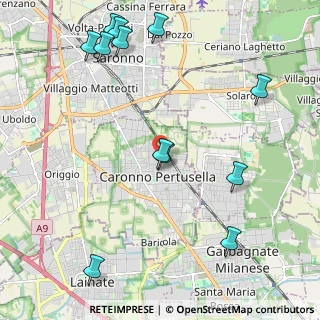 Mappa Via Pellico Silvio, 21042 Caronno Pertusella VA, Italia (2.63917)