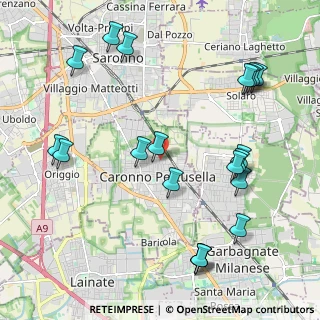 Mappa Via Pellico Silvio, 21042 Caronno Pertusella VA, Italia (2.4725)