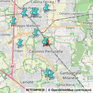 Mappa Via Pellico Silvio, 21042 Caronno Pertusella VA, Italia (2.43273)