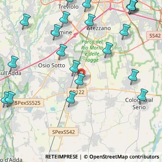 Mappa Via Michelangelo Buonarroti, 24049 Verdello BG, Italia (6.012)