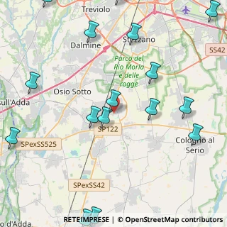 Mappa Via Michelangelo Buonarroti, 24049 Verdello BG, Italia (5.81938)