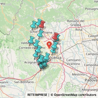 Mappa SP 46 del Pasubio, 36030 Costabissara VI (11.684)
